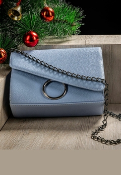 Bolsa Maria Milão Transversal Anel Azul - comprar online