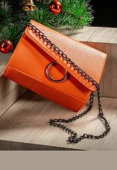Bolsa Maria Milão Transversal Anel Laranja - comprar online