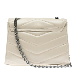 Bolsa Maria Milão Matelassê Pequena Off-White - loja online