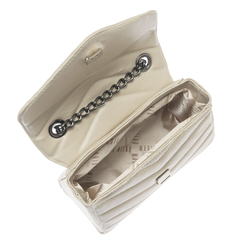 Bolsa Maria Milão Matelassê Pequena Off-White