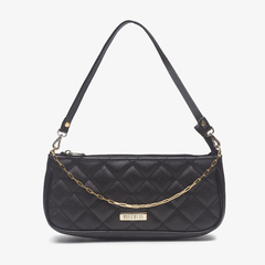 Bolsa Maria Milão Baguete Matelassê Preta - comprar online