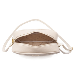 Bolsa Maria Milão Matelassê Câmera Bag Off-White