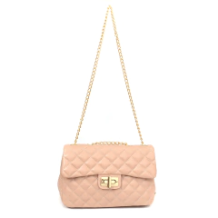 Bolsa Maria Milão Transversal Matelassê Nude