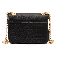 Bolsa Maria Milão Pequena Croco Preta - loja online