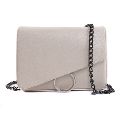 Bolsa Maria Milão Transversal Anel Off-White