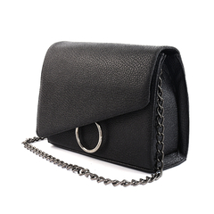 Bolsa Maria Milão Transversal Anel Preta - comprar online