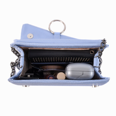 Bolsa Maria Milão Transversal Anel Azul