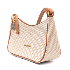 Bolsa Maria Milão Meia Lua Palha - Maria Milão