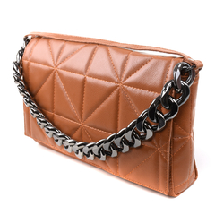 Bolsa Maria Milão Matelassê Corrente Caramelo - Maria Milão