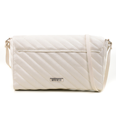 Bolsa Maria Milão Matelassê Corrente Off-White - loja online