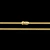 Kit Corrente Lacraia 4mm Fecho Duplo e Pingente Crucifixo Liso 4X3cm Banhado A Ouro 18k - comprar online