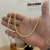 Corrente Grumet Flat 4mm 19gr Fecho Duplo Banhado A Ouro 18k na internet