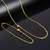 Kit Corrente e Pulseira Cadeado 1,5mm Fecho Lagosta Banhado A Ouro 18k - comprar online