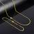 Kit Corrente e Pulseira Grumet 1,5mm Fecho Lagosta Banhado A Ouro 18k - comprar online