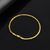 Pulseira Grumet Flat 3mm 5gr Fecho Lagosta Banhado A Ouro 18k - comprar online