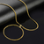 Kit Corrente e Pulseira Grumet Cuban 3mm Fecho Lagosta Banhado A Ouro 18k - comprar online