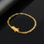 Pulseira Piastrine 4mm 5gr Fecho Duplo Banhado A Ouro 18k - comprar online