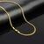 Kit Corrente e Pulseira Grumet 3mm Fecho Lagosta Banhado A Ouro 18k na internet