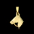 Kit Corrente Cadeado 1,5mm e Pingente Cavalo 3x3cm Banhado A Ouro 18k - Thurigan Joias