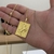 Imagem do Kit Corrente Grumet 1,5mm e Pingente Plaquinha Cavalo 4x3cm Banhado A Ouro 18k