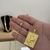 Kit Corrente Grumet 1,5mm e Pingente Plaquinha Cavalo 4x3cm Banhado A Ouro 18k