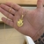 Kit Corrente Grumet 1,5mm e Pingente Coração N. Sra. Aparecida Cravejado P 3x2cm Banhado A Ouro 18k - Thurigan Joias