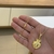 Kit Corrente Grumet 1,5mm e Pingente Coração N. Sra. Aparecida Cravejado P 3x2cm Banhado A Ouro 18k - loja online