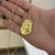 Imagem do Kit Corrente Grumet 1,5mm e Pingente Face De Cristo 4x3 Banhado A Ouro 18k