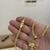 Imagem do Kit Corrente Grumet Dupla 5mm Fecho Duplo e Pingente Crucifixo Com Jesus Vazado 3,5x2cm Banhado A Ouro 18k