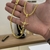 Kit Corrente Grumet Dupla 5mm Fecho Duplo e Pingente Crucifixo Palito Jesus G 5X3cm Banhado A Ouro 18k - Thurigan Joias