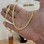 Kit Corrente e Pulseira Cadeado Duplo 4mm Fecho Duplo Banhado A Ouro 18k - Thurigan Joias