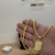 Imagem do Kit Corrente Palmeira 5mm Fecho Bomba e Pingente Plaquinha De Letra 3x2,2cm Banhado A Ouro 18k