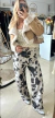 Pantalón wide leg vaca cow HANNA - Filomena leggins