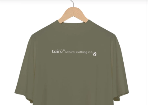 CAMISETA TAIRÚ FRASE VERDE