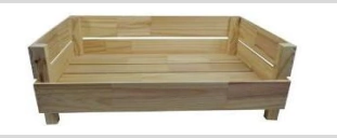 CAMA PET DE MADEIRA RECICLADA