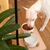COMEDOURO DE CERÂMICA COM BASE DE BAMBU PARA PETS