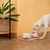 COMEDOURO DE CERÂMICA COM BASE DE BAMBU PARA PETS - loja online