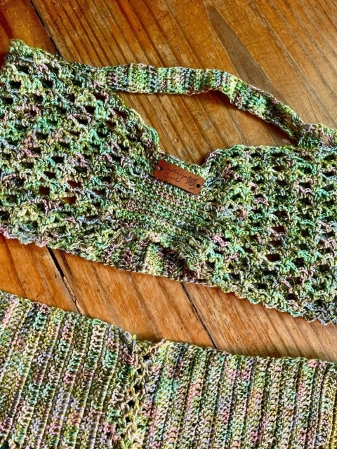TOP MULTICOLOR - CROCHÊ