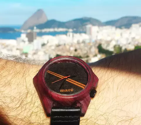 RELÓGIO SUSTENTÁVEL MADEIRA MÍNIMO