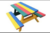 MESA DE PIC-NIC INFANTIL - comprar online