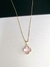 Colar Van Cleef Rosa - Banho de Ouro 18k