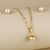 Conjunto Pérola - Banho de Ouro 18k