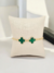 Pulseira Van Cleef Verde - Banho De Ouro 18k