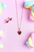 Conjunto Infantil Minnie - Banho de Ouro 18k