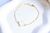 Pulseira Van Cleef Branco - Banho de Ouro 18k - comprar online