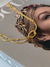 Choker Nó com bolinhas - Banho De Ouro 18k - comprar online