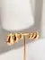 Trio de Brincos Gota Vírgula - Banho de Ouro 18k - comprar online