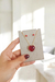 Conjunto Coração Vermelho Veneziana - Banho de Ouro 18k