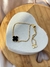 Pulseira Van Cleef Preto - Banho de Ouro 18k