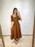 Vestido Mônica - Marrom - Loja Maranata Modas